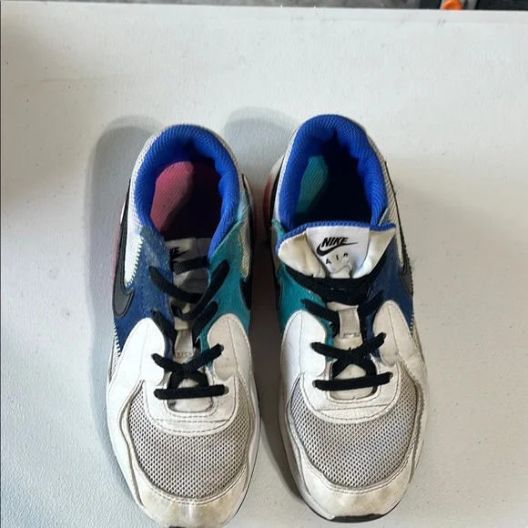 NEW Nike White and Blue Mesh Sneakers Nike - Air Zoom Spiridon Rubber-Trimmed Mesh Sneakers - Blue  main image 4
